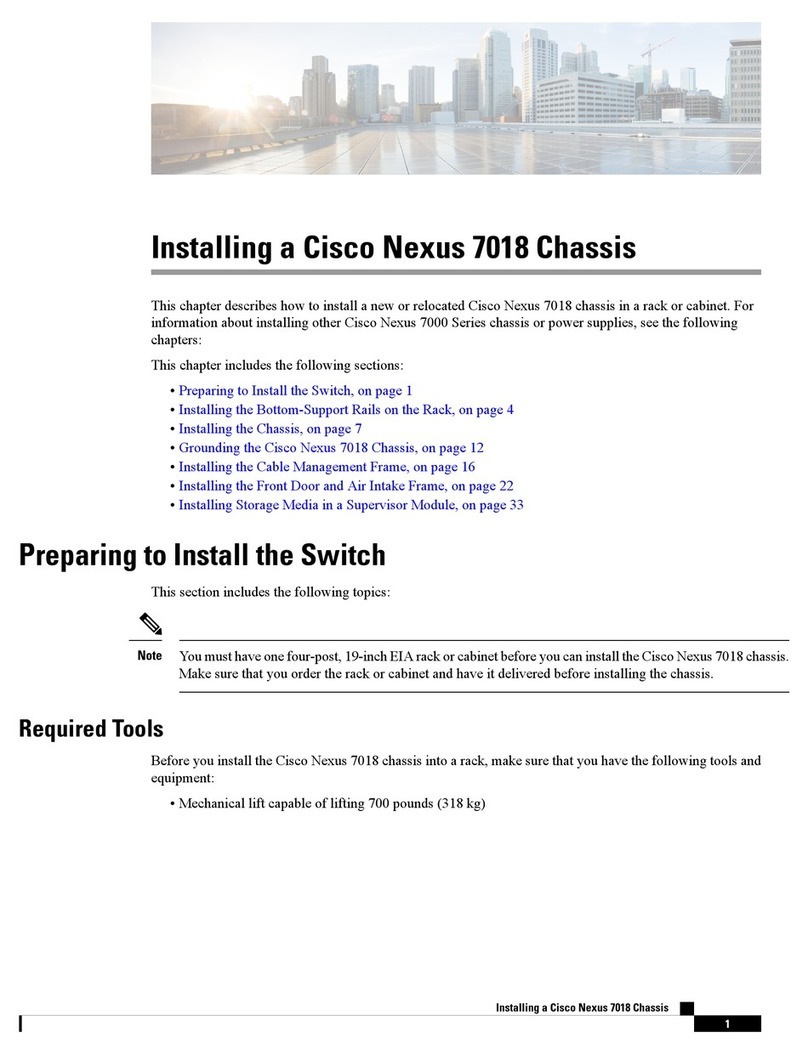 Cisco Nexus 7018 User manual