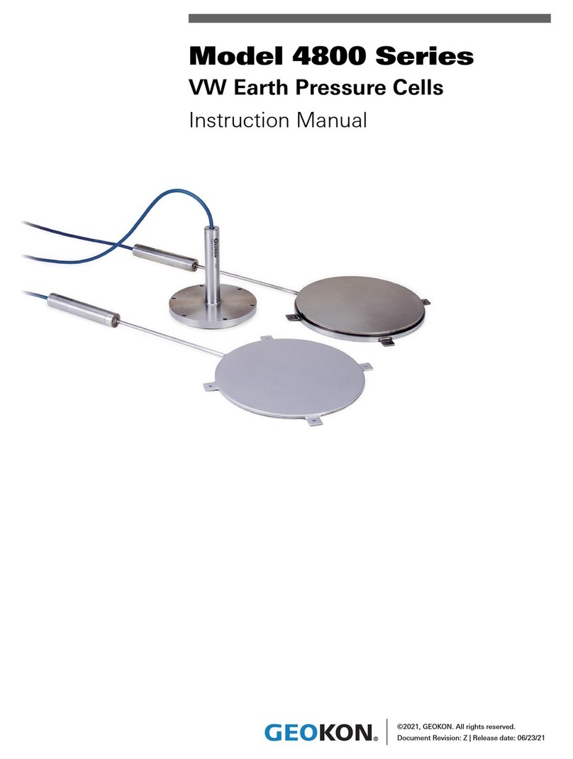Geokon 4800 Series User manual
