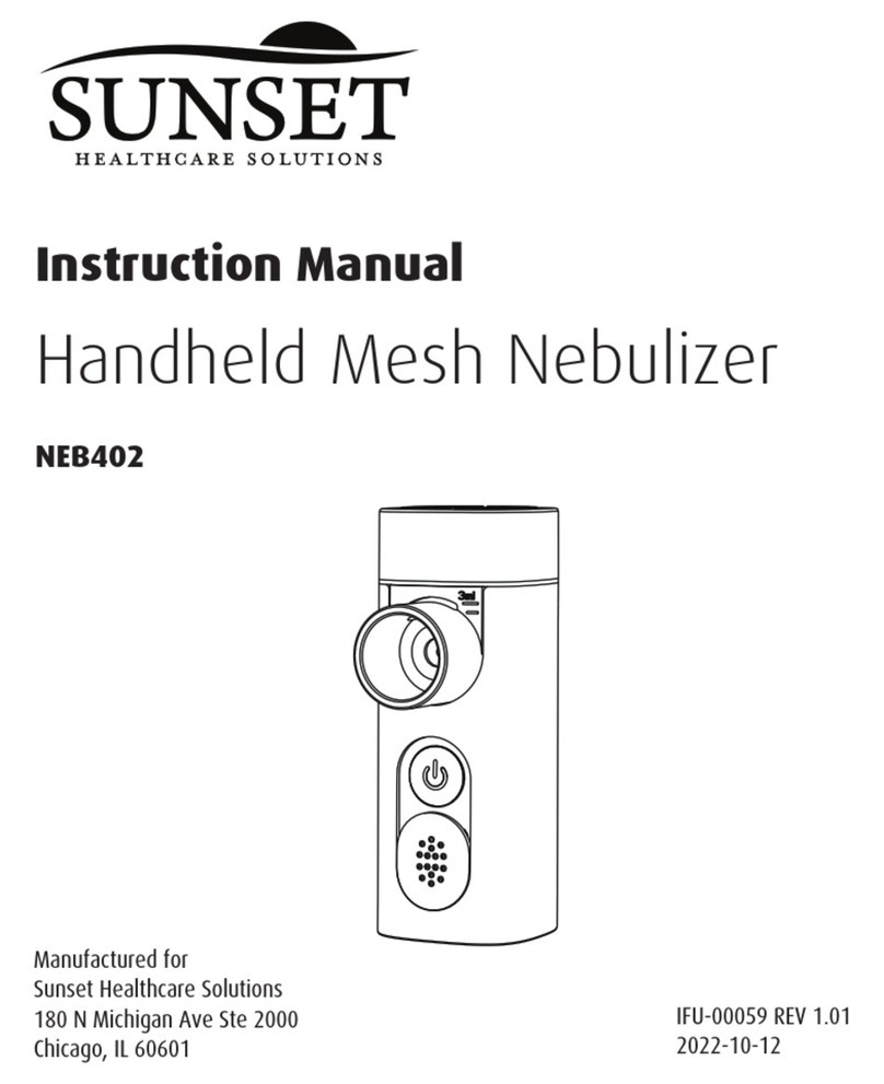 Sunset Healthcare NEB402 instruction manual