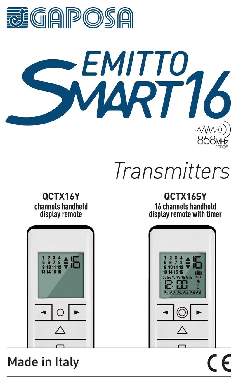GAPOSA Emitto Smart 16 User manual