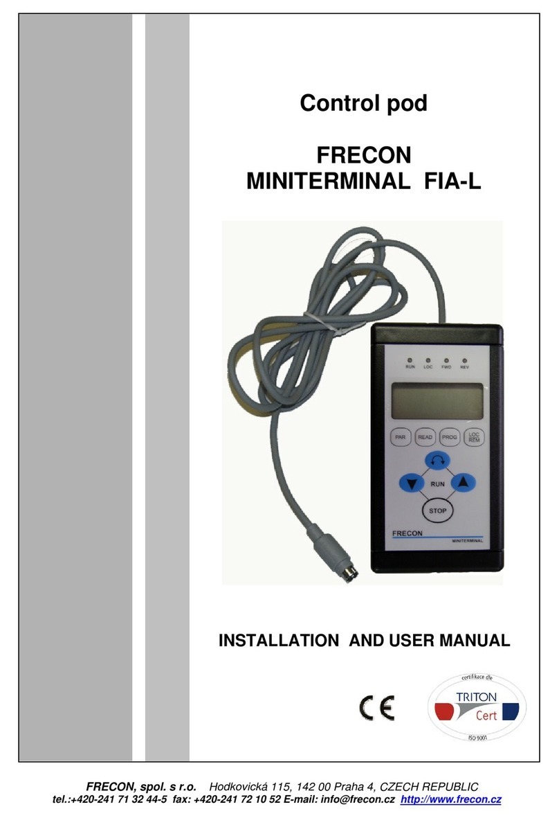 Frecon MINITERMINAL FIA-L User manual