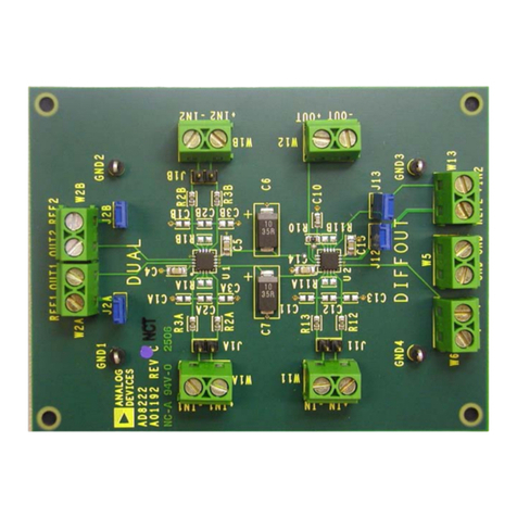 Analog Devices AD8222-EVALZ User manual