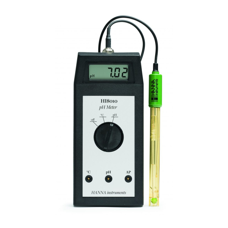 Hanna Instruments HI 8010 User manual