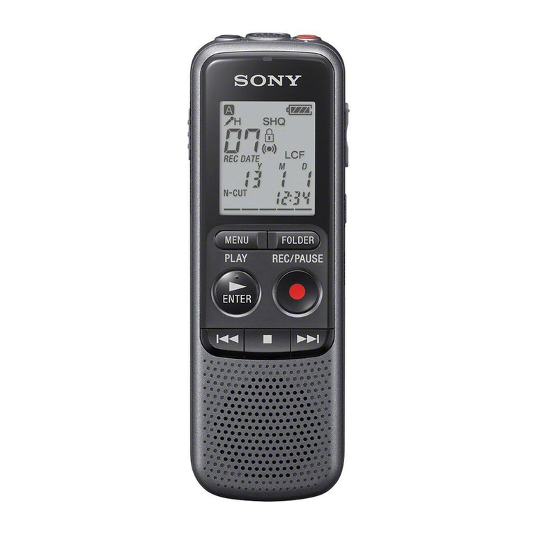 Sony ICD-PX240 User manual