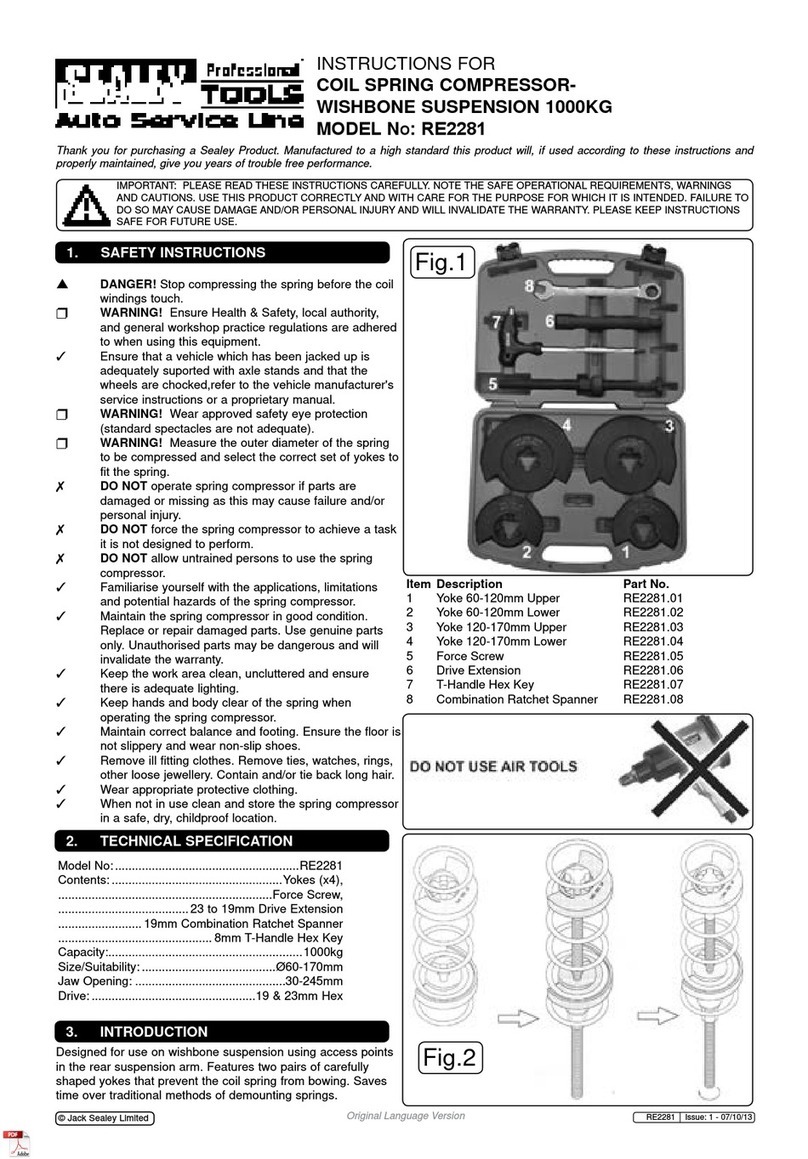 Sealey RE2281 instructions