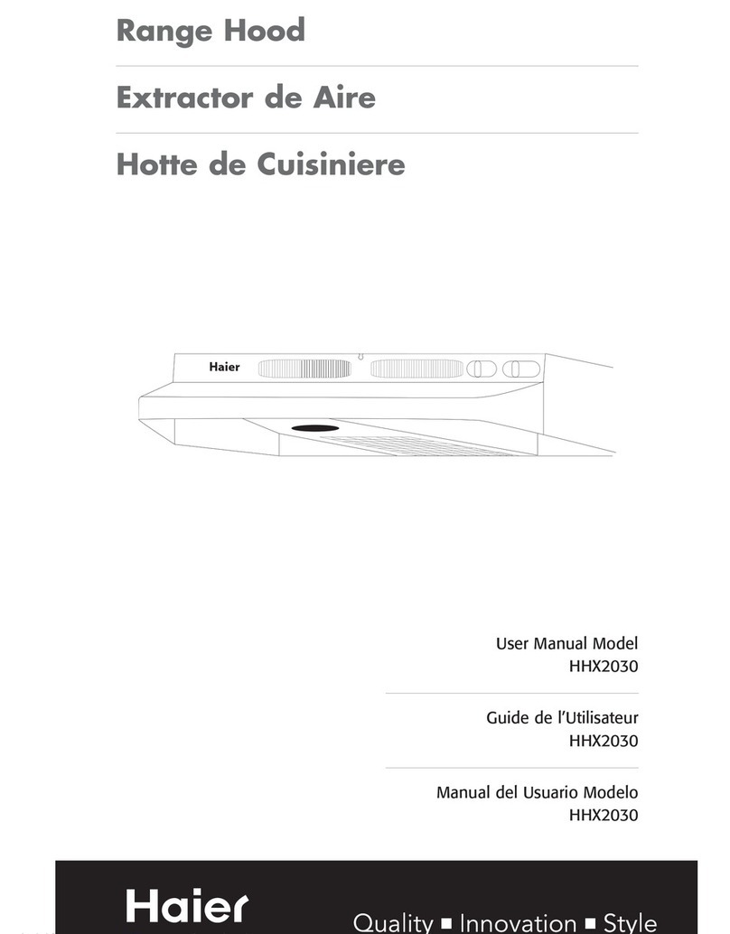 Haier HHX2030 User manual