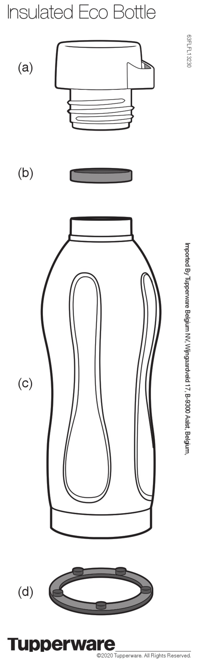 Tupperware Insulated Eco Bottle user manual