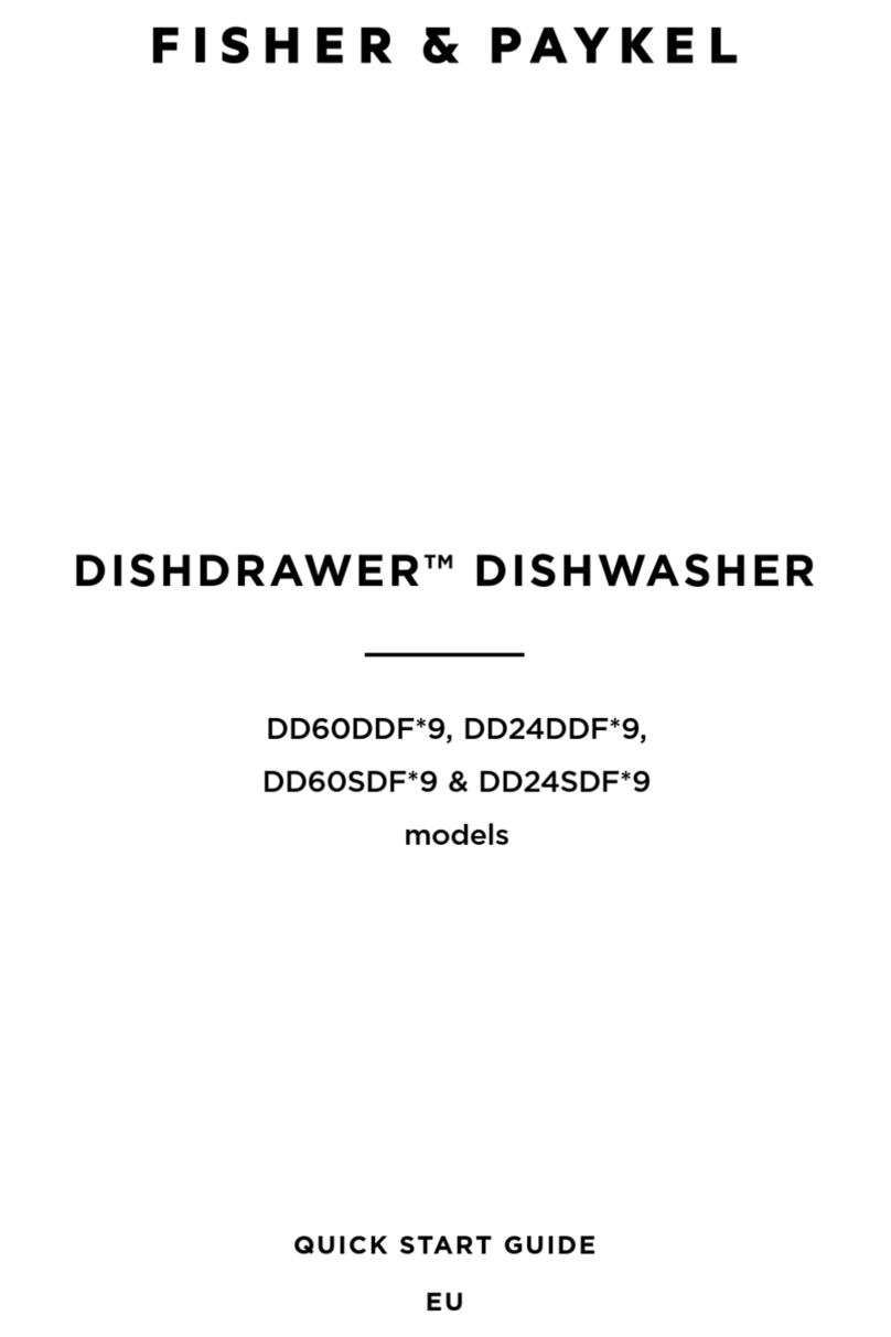 Fisher & Paykel DISHDRAWER DD60DDF 9 Series User manual