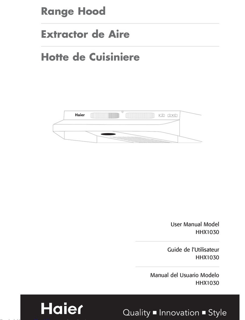 Haier HHX1030W user manual