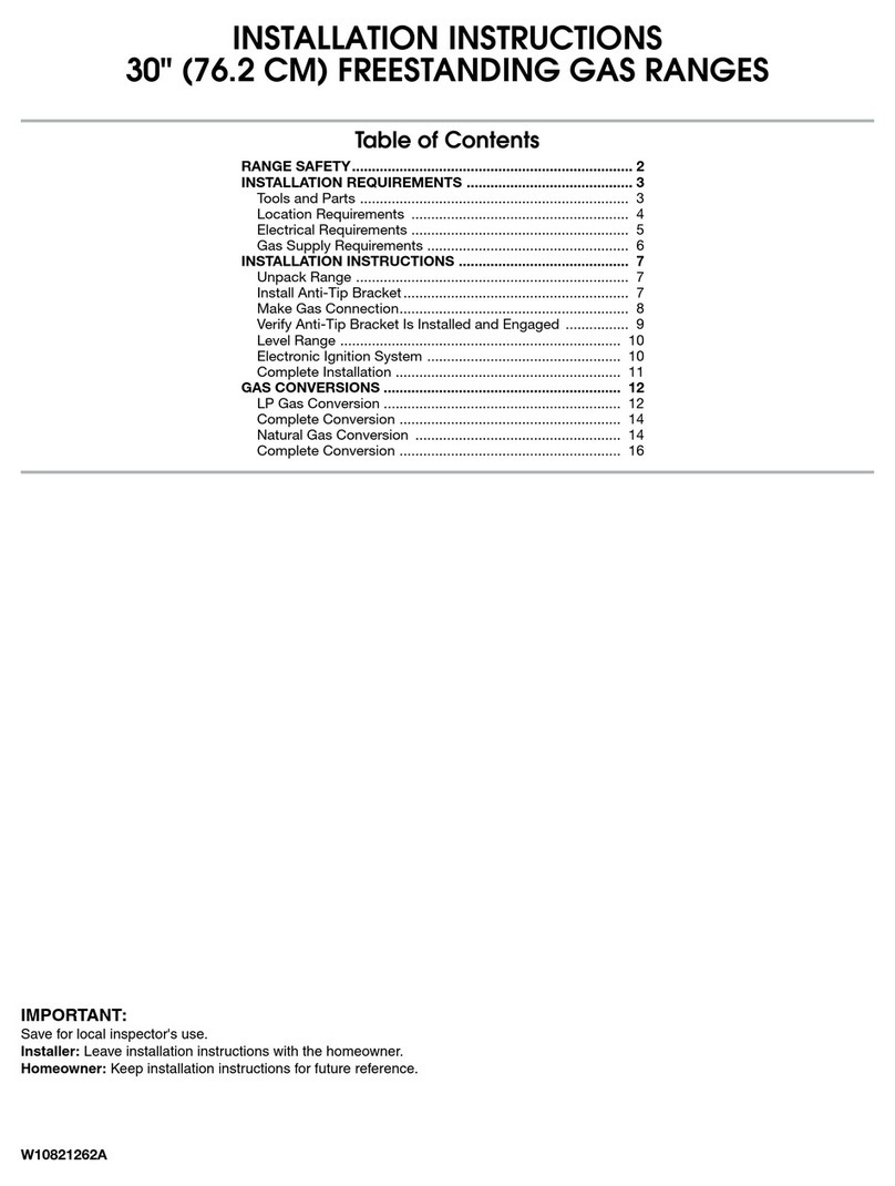 Amana AGR4230BAW User manual