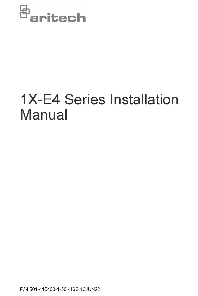 Aritech 1X-E4 Series installation manual