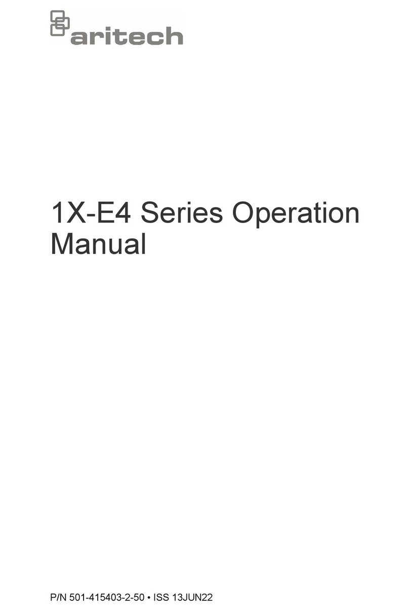 Aritech 1X-E4 Series User manual