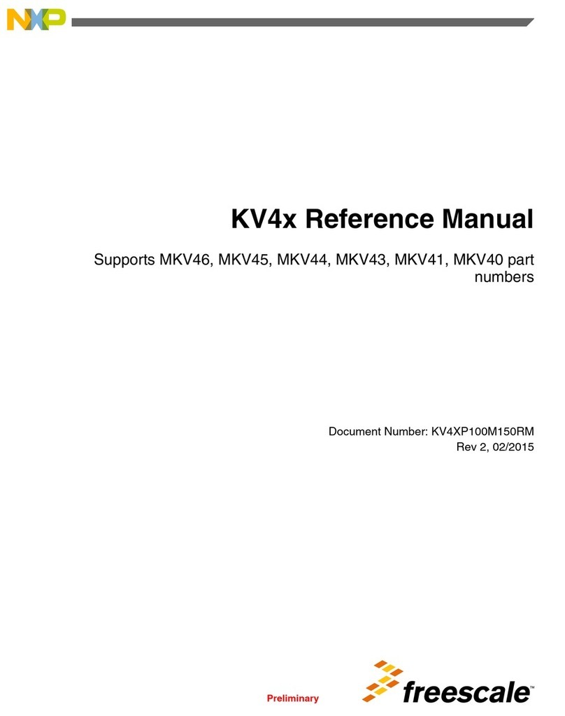 NXP Semiconductors freescale KV4 Series User manual