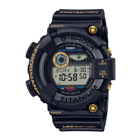 Casio G-Shock Frogman GW-8230B-9AER User manual Casio G-Shock Frogman GW-8230B-9AER User manual