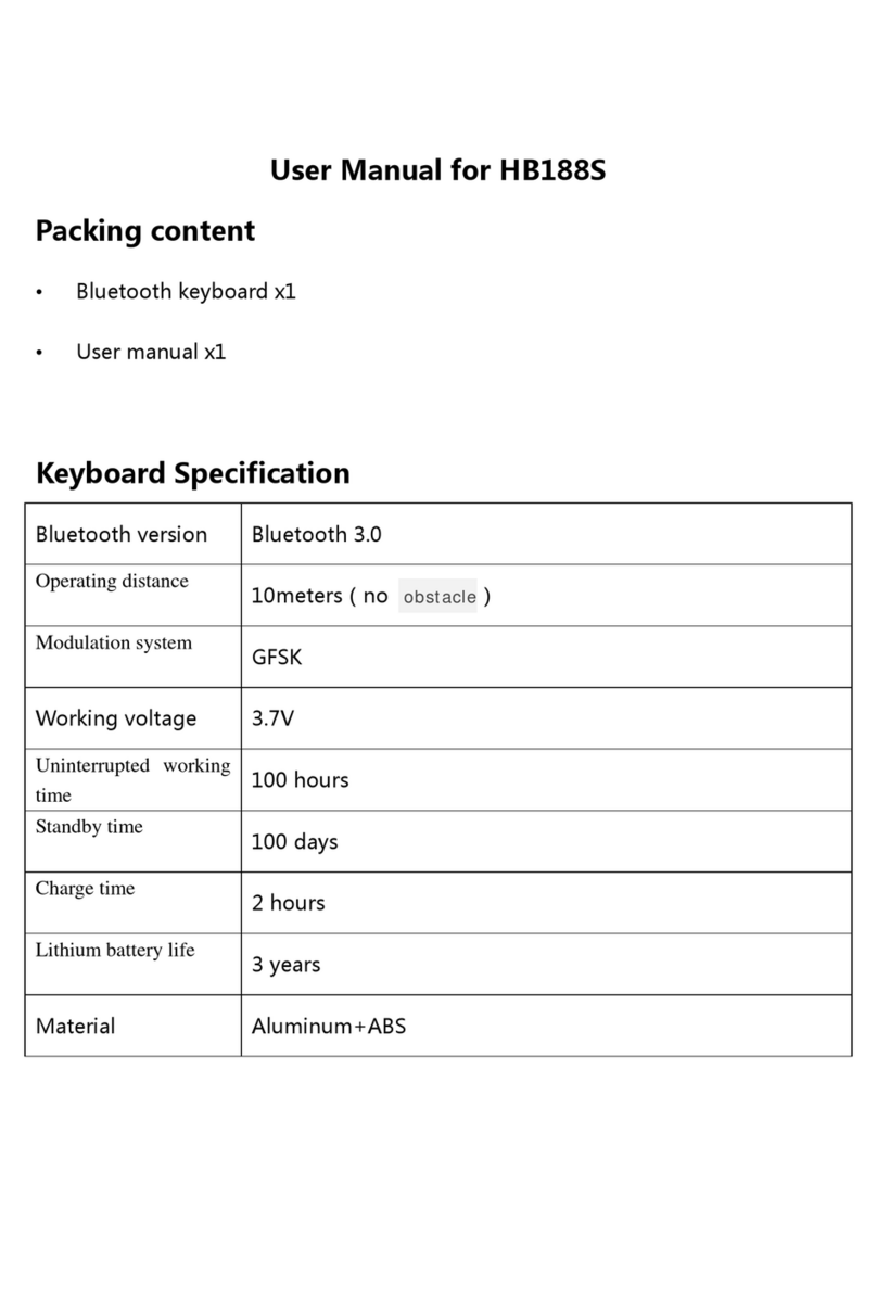 Hangshi Technology HB188S User manual