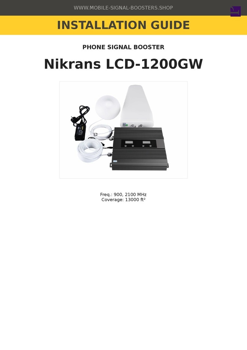 Nikrans LCD-1200GW installation guide