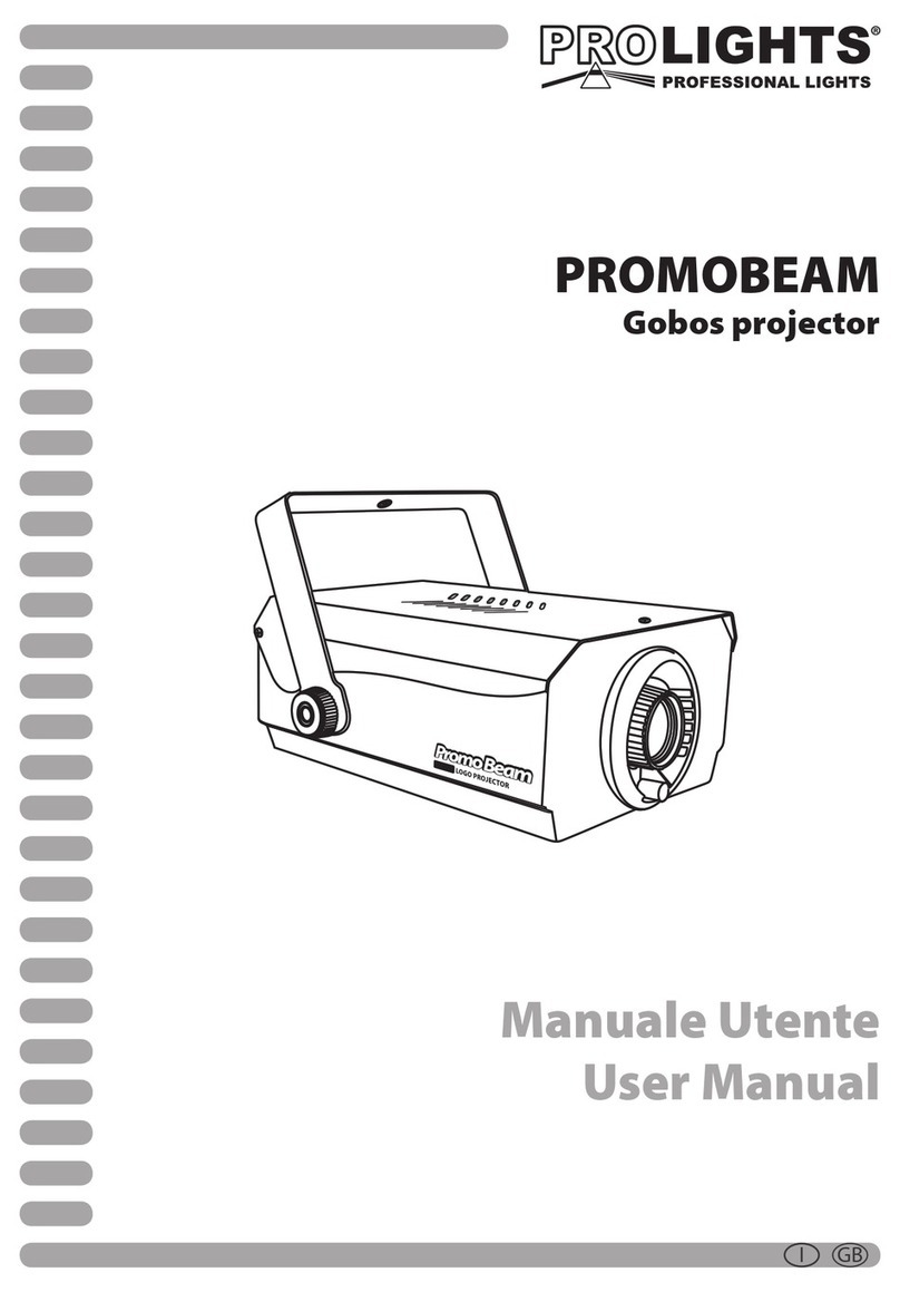 ProLights PROMOBEAM User manual