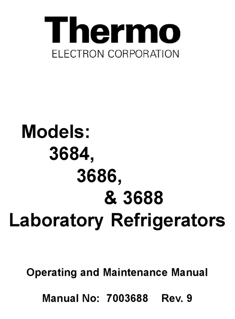 Electron Thermo 3684 Operating and maintenance manual