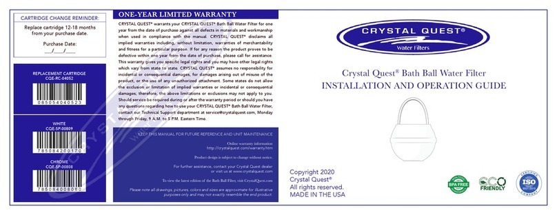 Crystal Quest CQE-SP-00809 Operating instructions