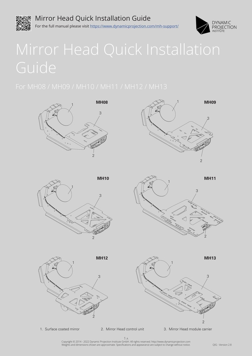 Dynamic Projection MH08 User manual