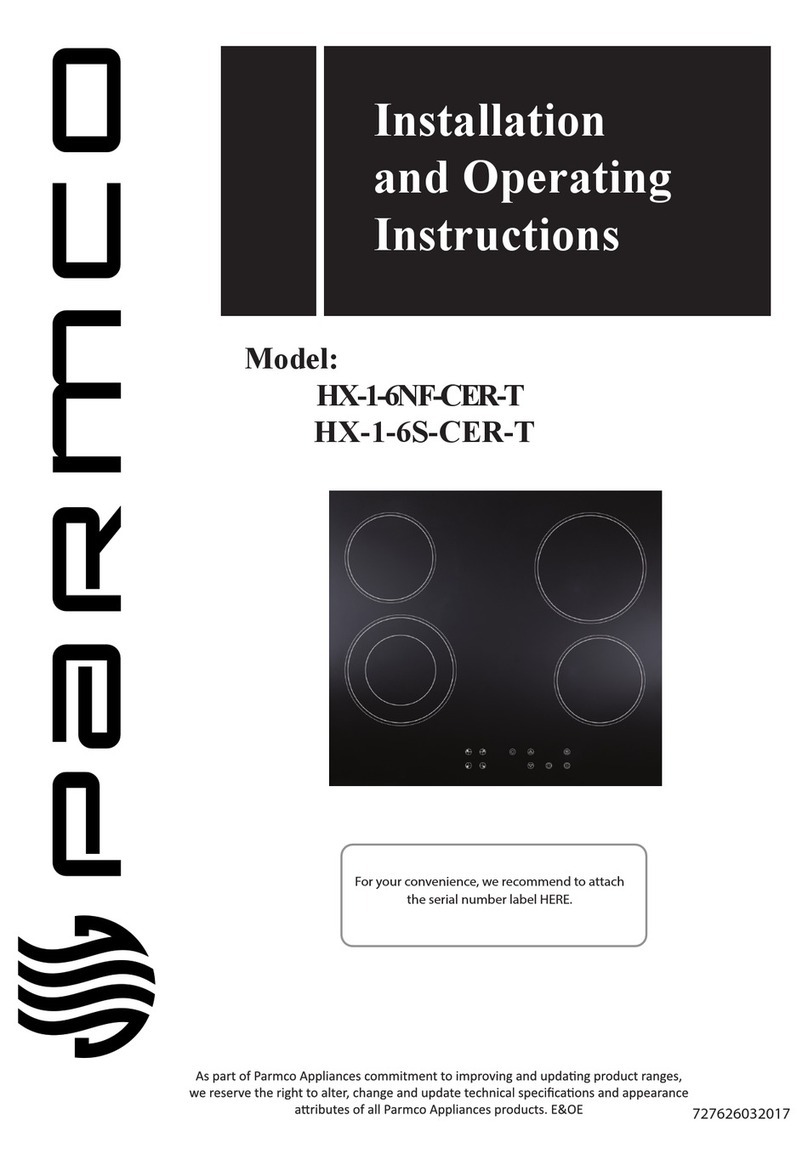 Parmco HX-1-6NF-CER-T User manual