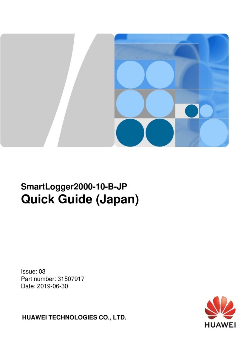 Huawei SmartLogger2000-10-B-JP User manual