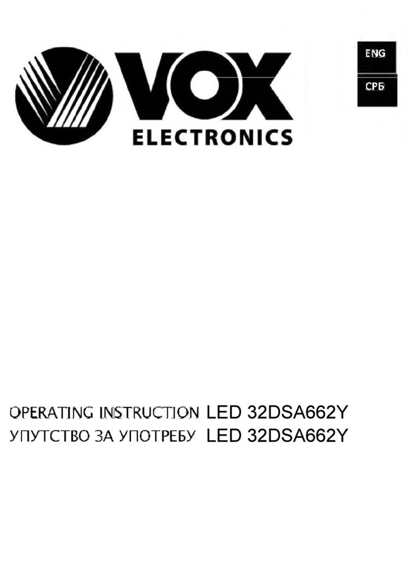 VOX electronics LED32DSA662Y User manual VOX electronics LED32DSA662Y User manual