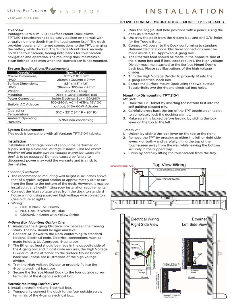 Vantage Hearth TPT1210-1 Installation