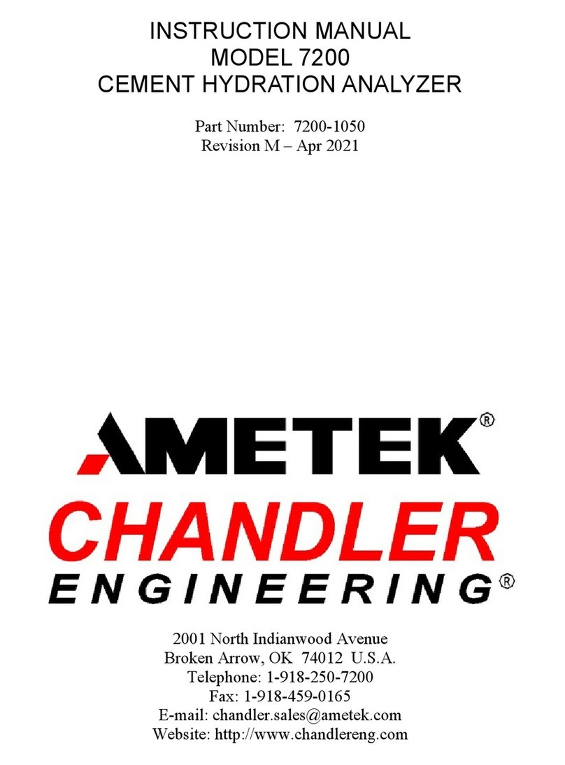 Chandler Engineering AMETEK 7200 instruction manual