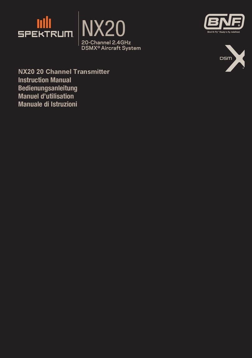 Spektrum BNF NX20 User manual