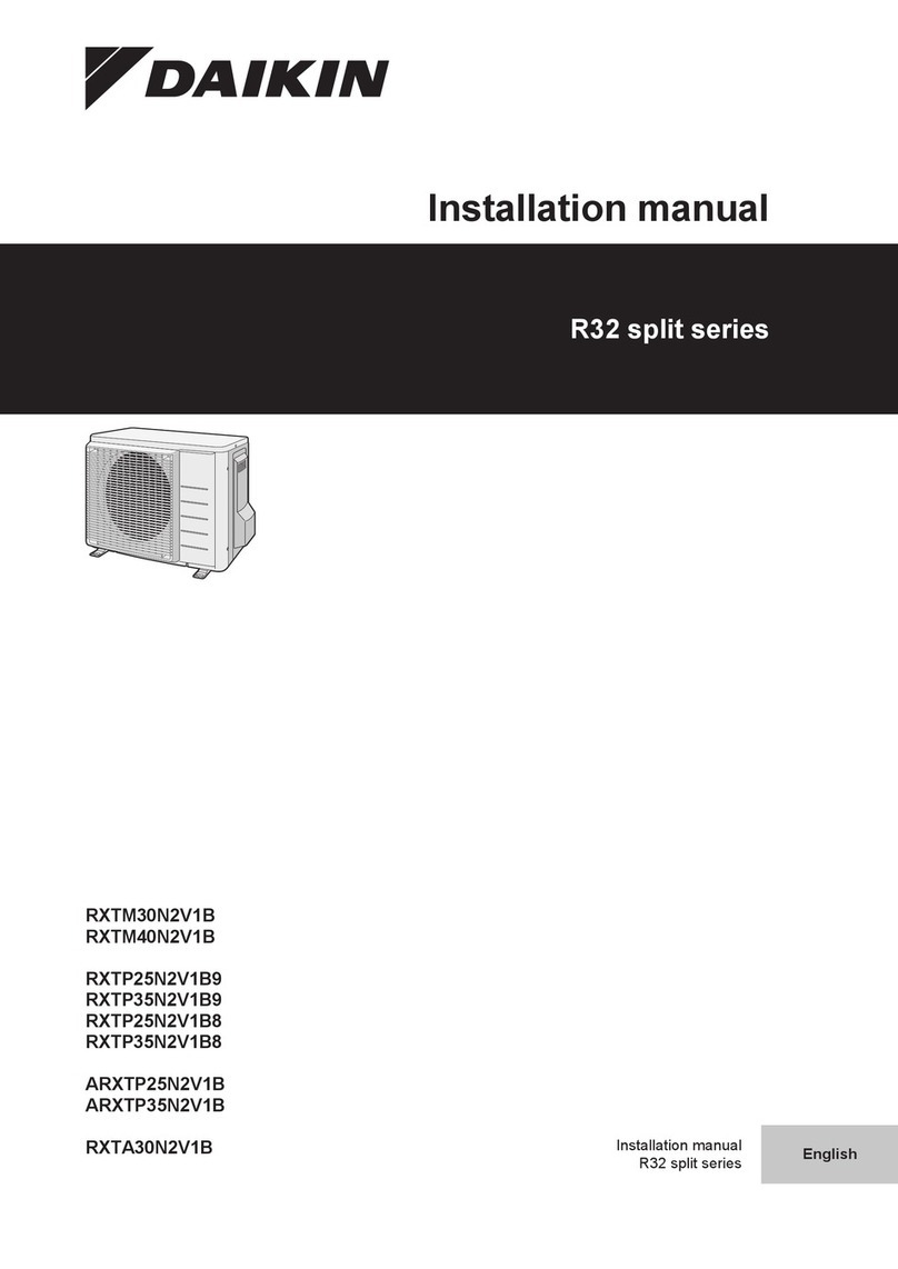 Daikin RXTP25N2V1B8 User manual