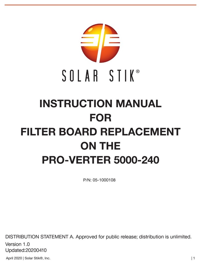 Solar Stik PRO-VERTER 5000-240 instruction manual