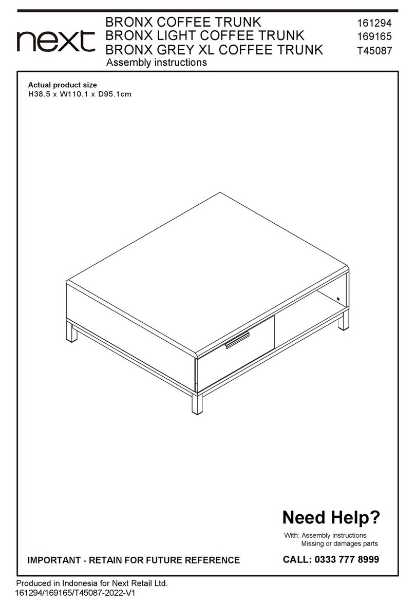 Next BRONX 161294 User manual Next BRONX 161294 User manual