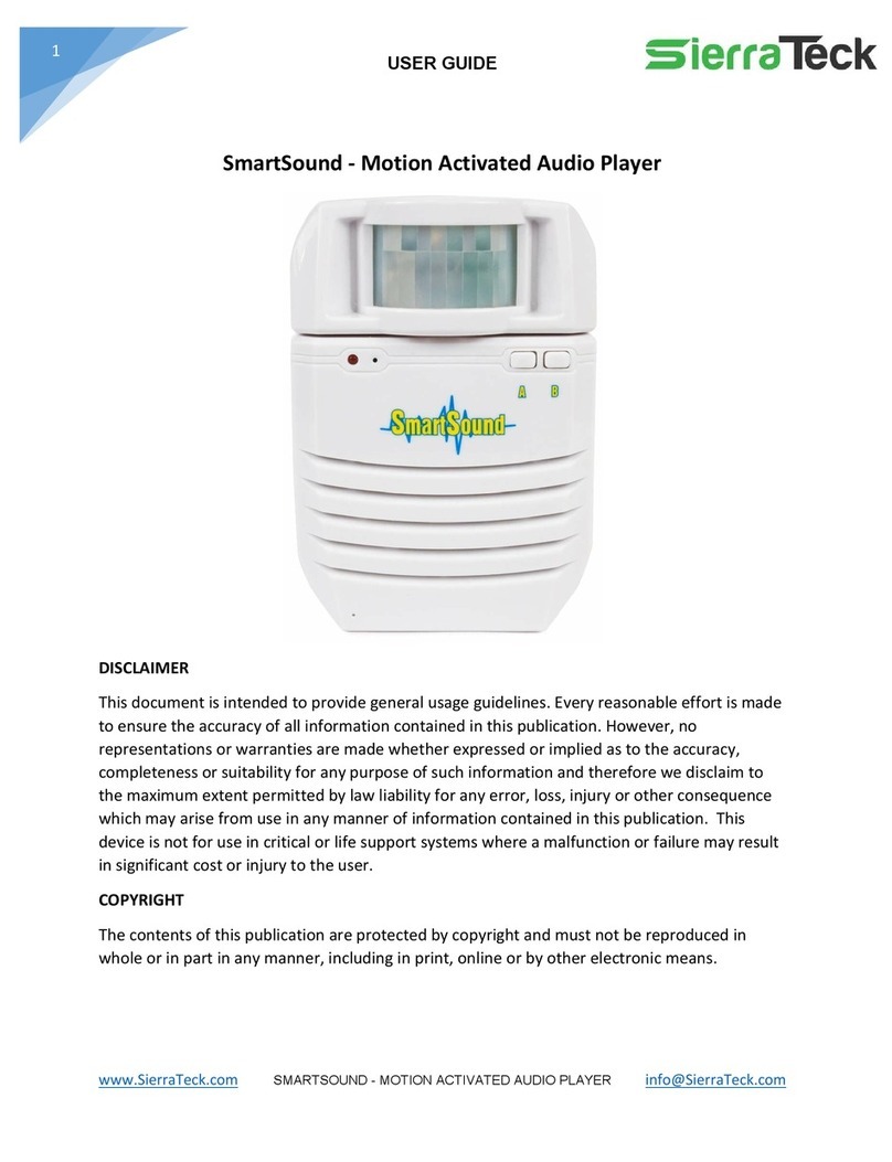 SierraTeck SmartSound user guide