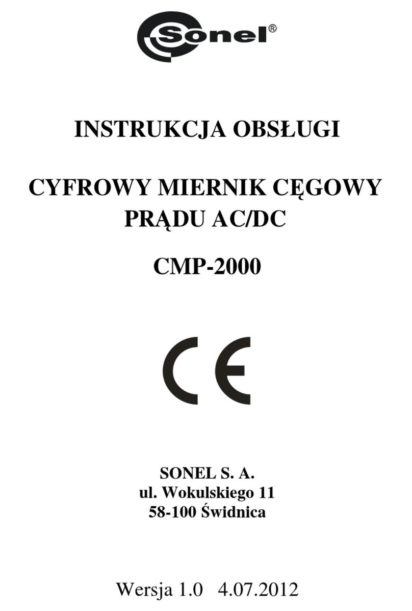 Sonel CMP-2000 User manual