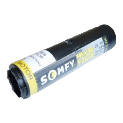 SOMFY inteo RTS 25 DC installation guide