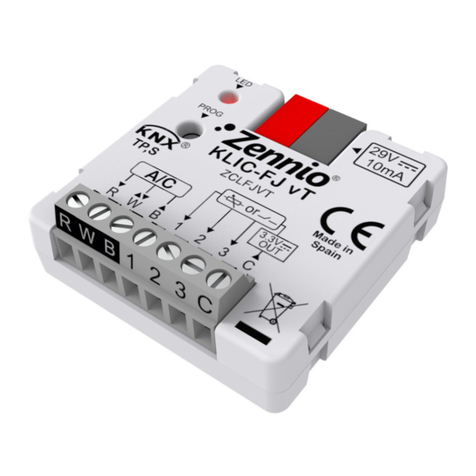 Zennio KLIC-FJ vT User manual