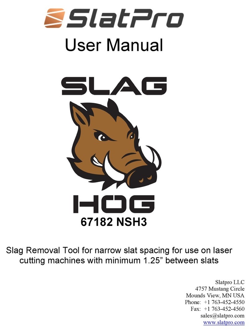 SlatPro SLAG HOG 67182 NSH3 user manual