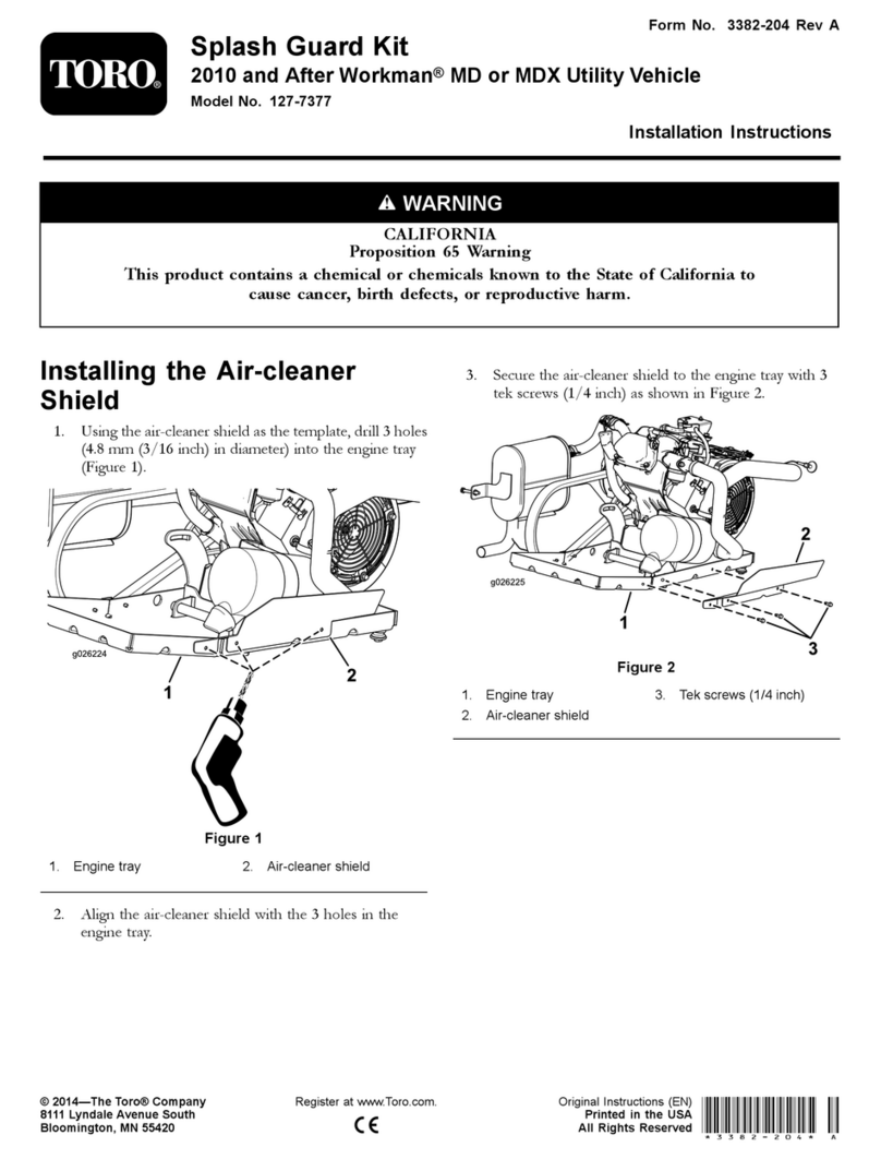 Toro 127-7377 User manual