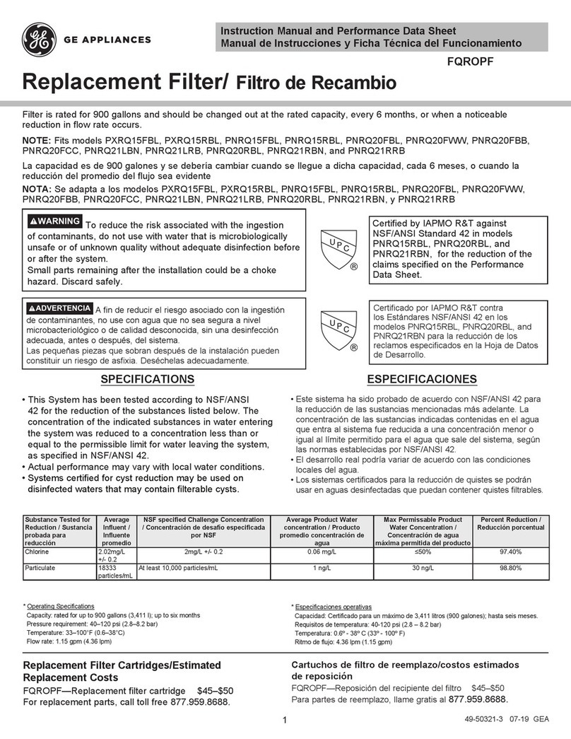 GE FQROPF Instruction Manual