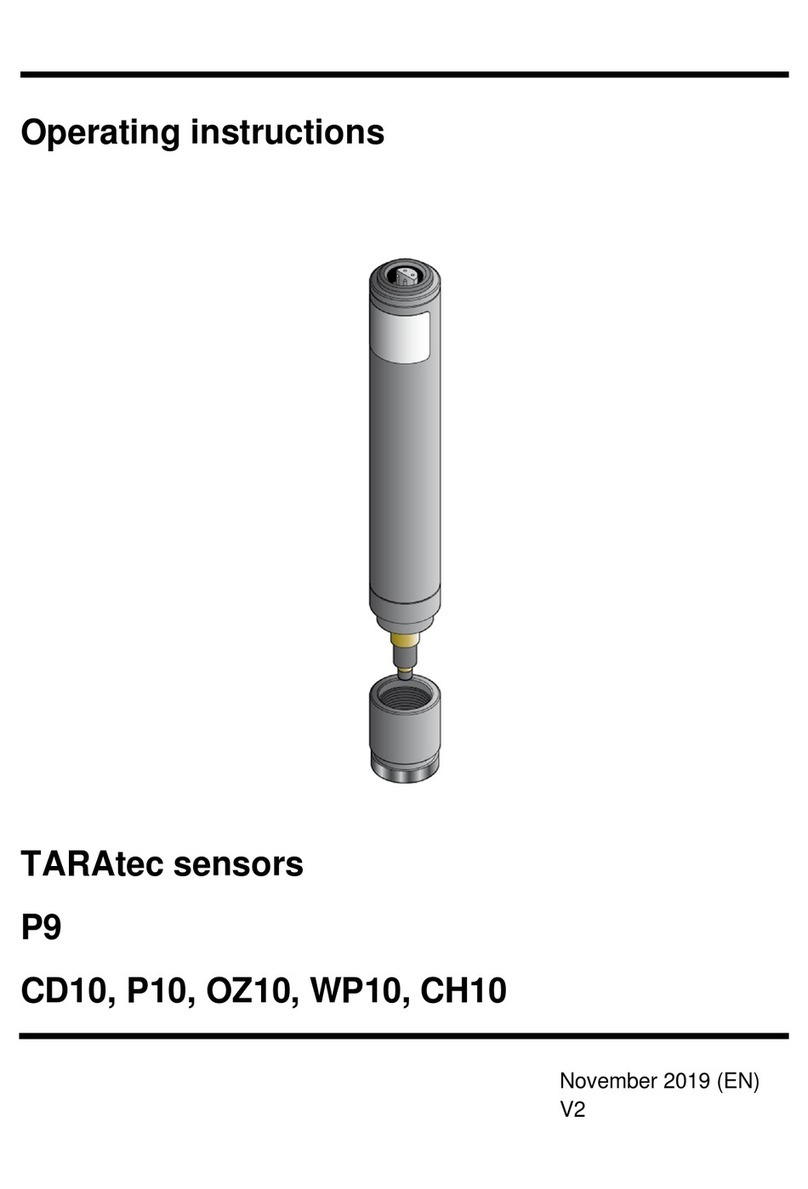 Reiss TARAtec P9 operating instructions