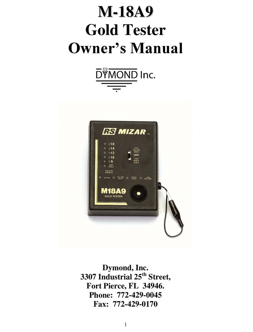 Dymond M-18A9 owner's manual