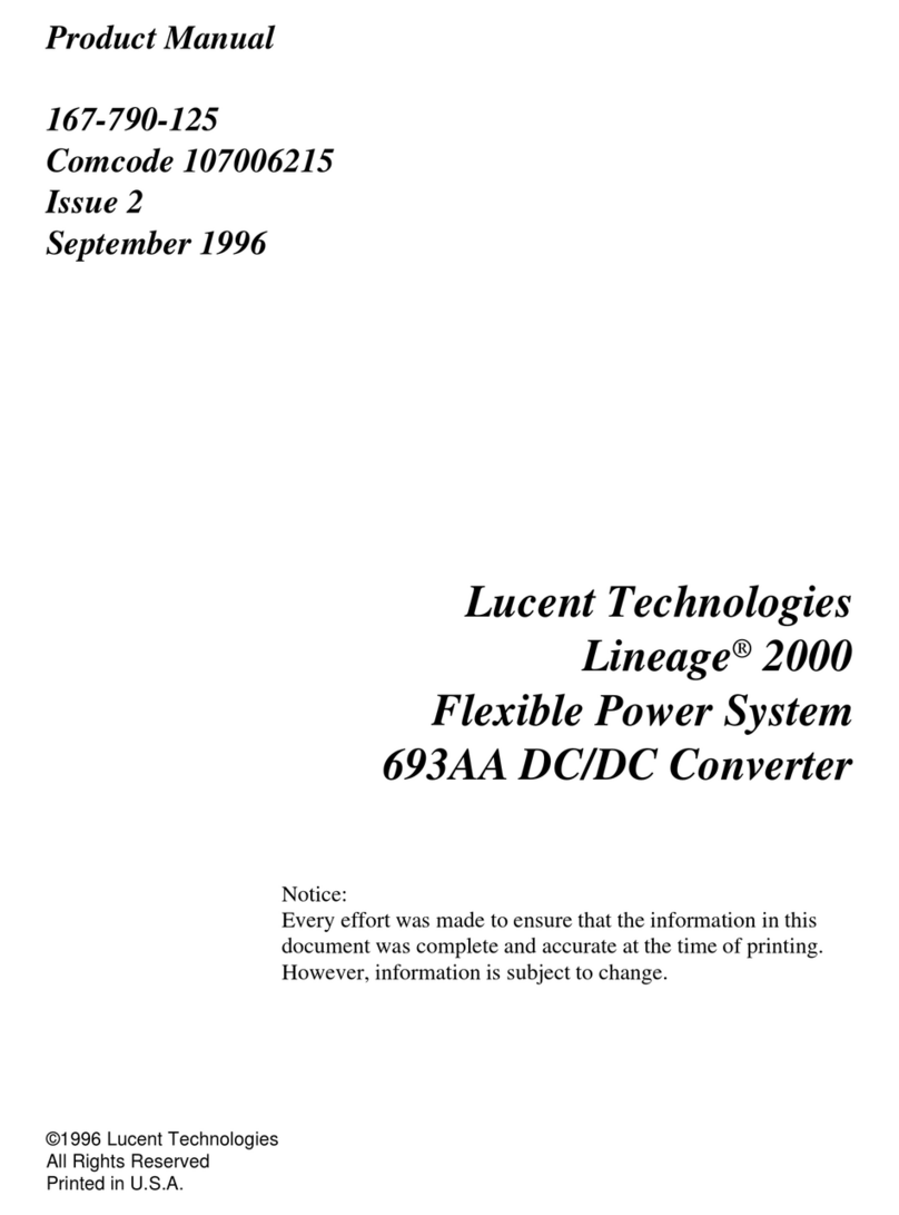 Lucent Technologies Lineage 2000 User manual Lucent Technologies Lineage 2000 User manual