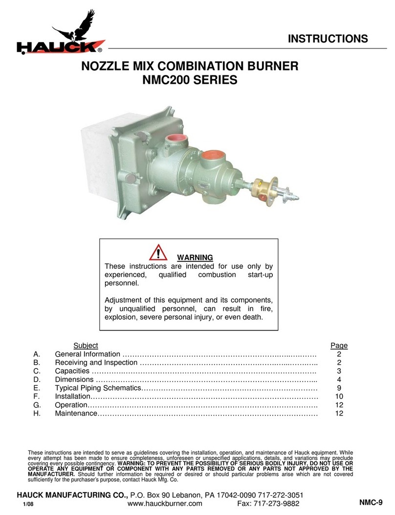 Hauck NMC200 Series instructions