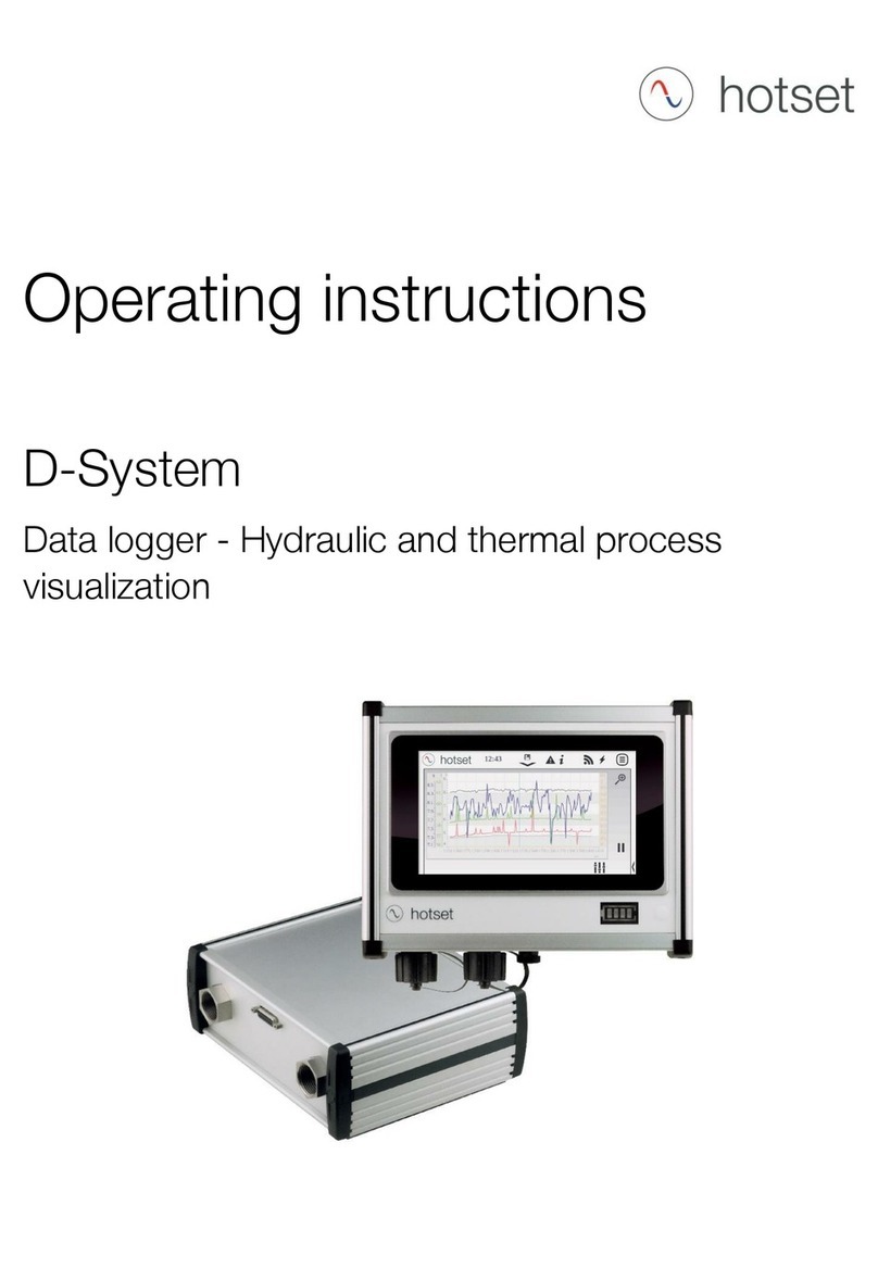 hotset D-System operating instructions