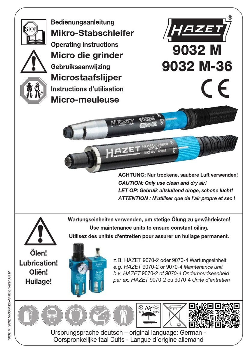 Hazet 9032 M operating instructions