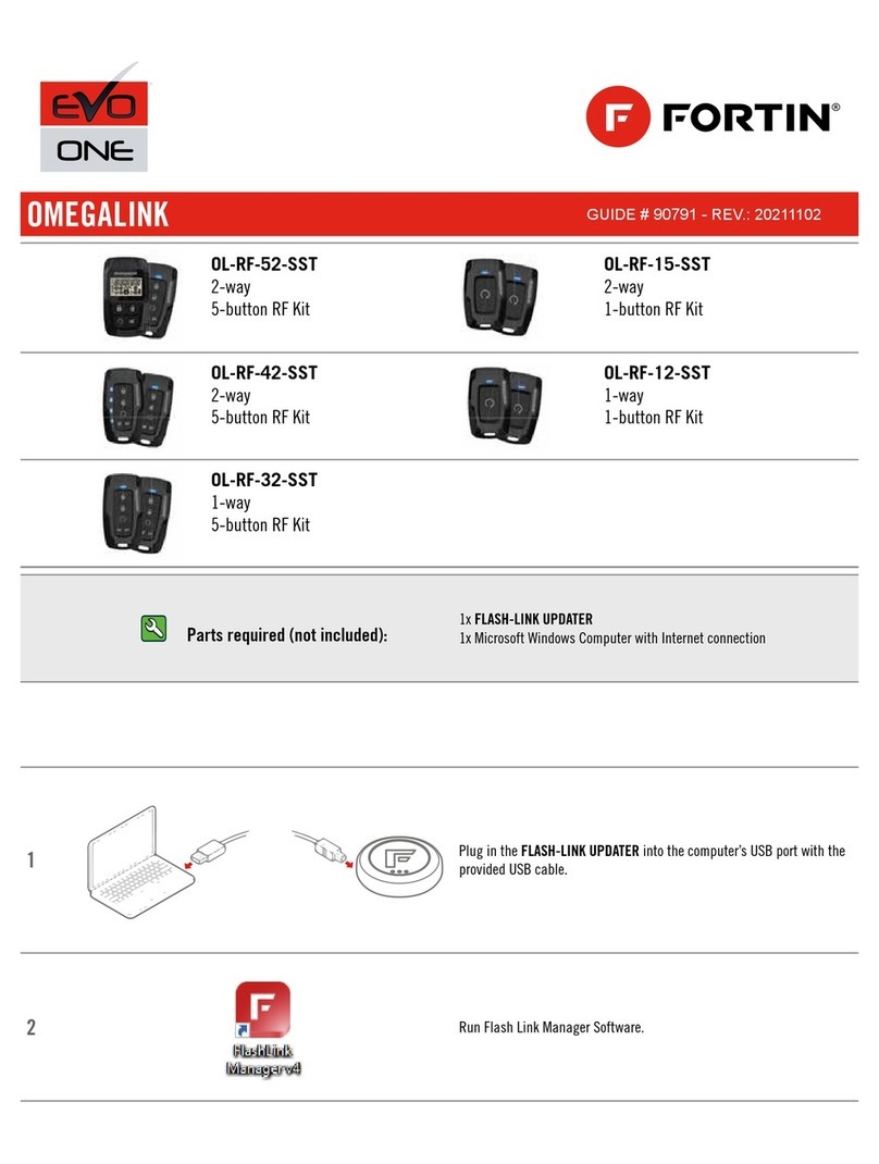 Fortin EVO-ONE User manual