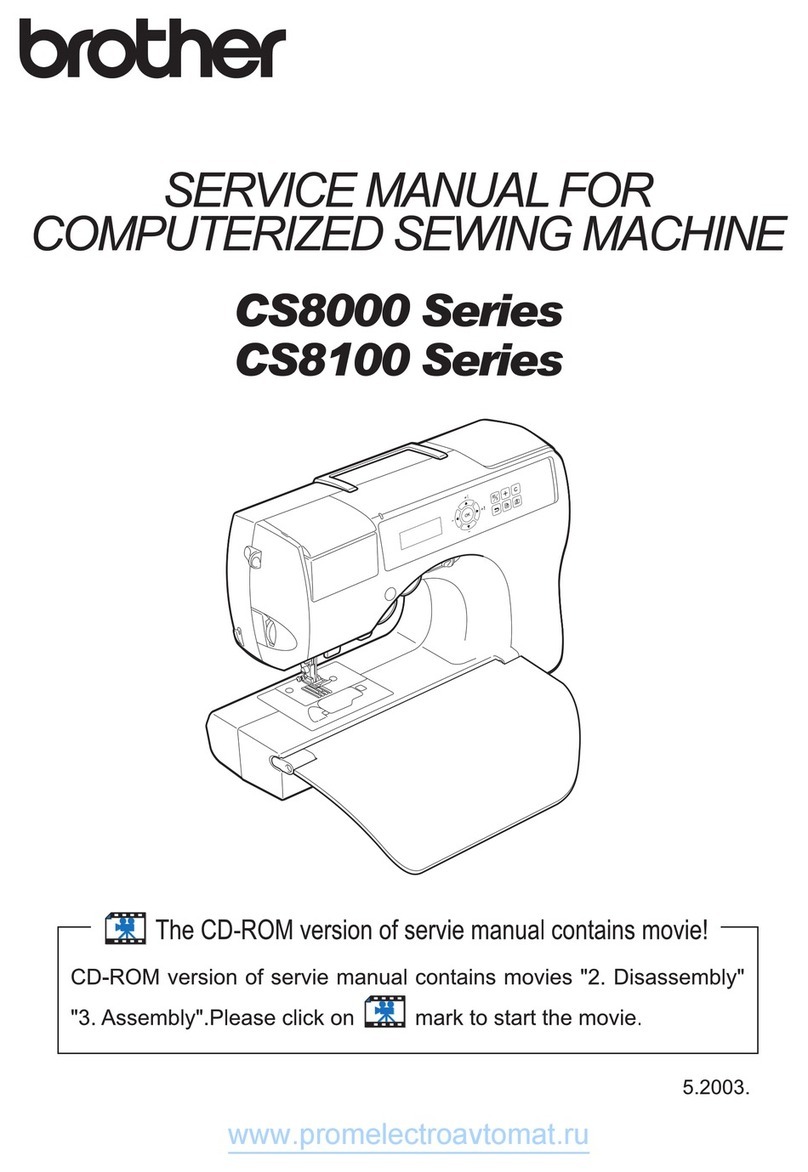 Brother CS8000 Series User manual Brother CS8000 Series User manual