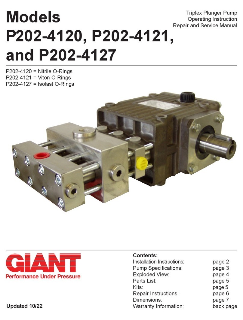 Giant P202-4120 Operating	 instruction