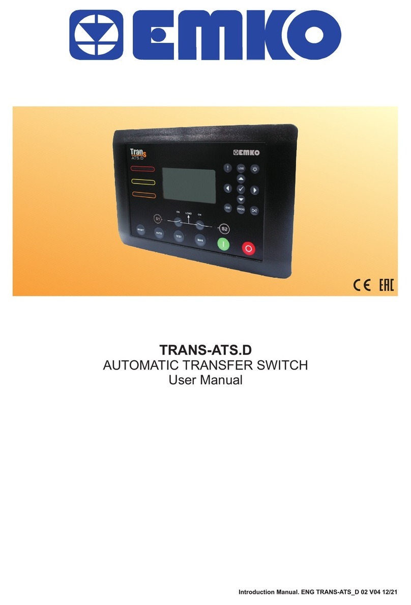 EMKO TRANS-ATS.D user manual